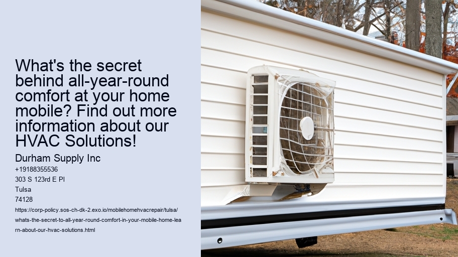 What's the secret behind all-year-round comfort at your home mobile? Find out more information about our HVAC Solutions!